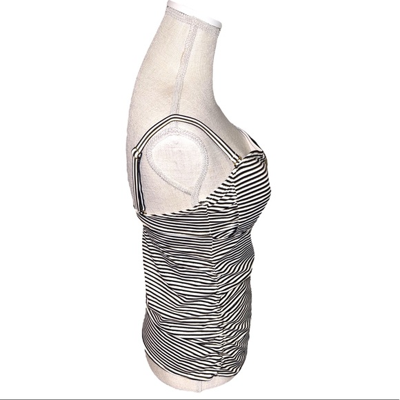 Soma Swim Bandeau Striped Tankini Top - Picture 4 of 16